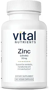 Vital Nutrients Zink Citrate 30mg