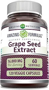 Amazing Formulas Grape Seed 800 Mg Extract (20: 1)