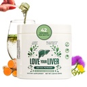 Detox rensepulver - 42 Servere af lever renser Detox & reparation pulver med mælk tidsel, Mælkebøtte Root, gurkemeje, Artiskok Leaf - Lever supplement drik pulver til leversundhed