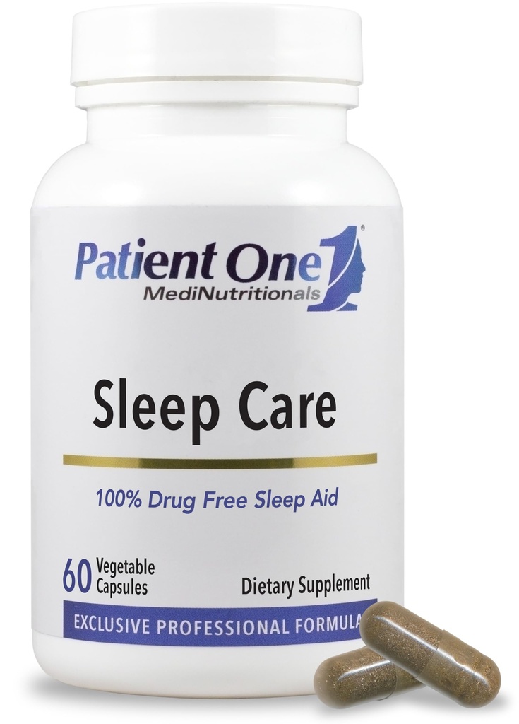 Patient One Sleep Care Note 124; Support to Support Transition into Sleep and Restful Søvn * Note 124; med Kamille, Valerian, Melatonin og mere; 60 Kapsler