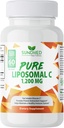 Pure Liposomal Vitamin C - 1200mg Immunsystemet & Collagen Health Booster, Hjælper Anti Aging Skin Vitaminer, Natrium Ascorbat, Solsikke Lecithin, Lypo Spheric - 60 Kapsler