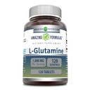 Amazing Formulas L Glutamine 1000 Mg Tablets Б124; Amino Acid Supplement for mænd & kvinder