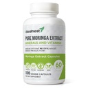 Pure Moringa Extract Kapsler - 20: 1 (20.000 mg) Potent formel - Vegansk superfood supplement med vitaminer og mineraler - Energi, Immunitet, fordøjelse & mad support - 120 Kapsler - Non- GMO, Gluten- fri