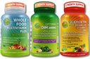 Daglig Hormonal & immunstøtte Bundle for kvinder & mænd - DIM 200mg for Hormonal Balance + Quercetin 500mg med Bromelain & Zink + hel mad Multivitamin med jern - Vegan, Non- GMO Wellness Support