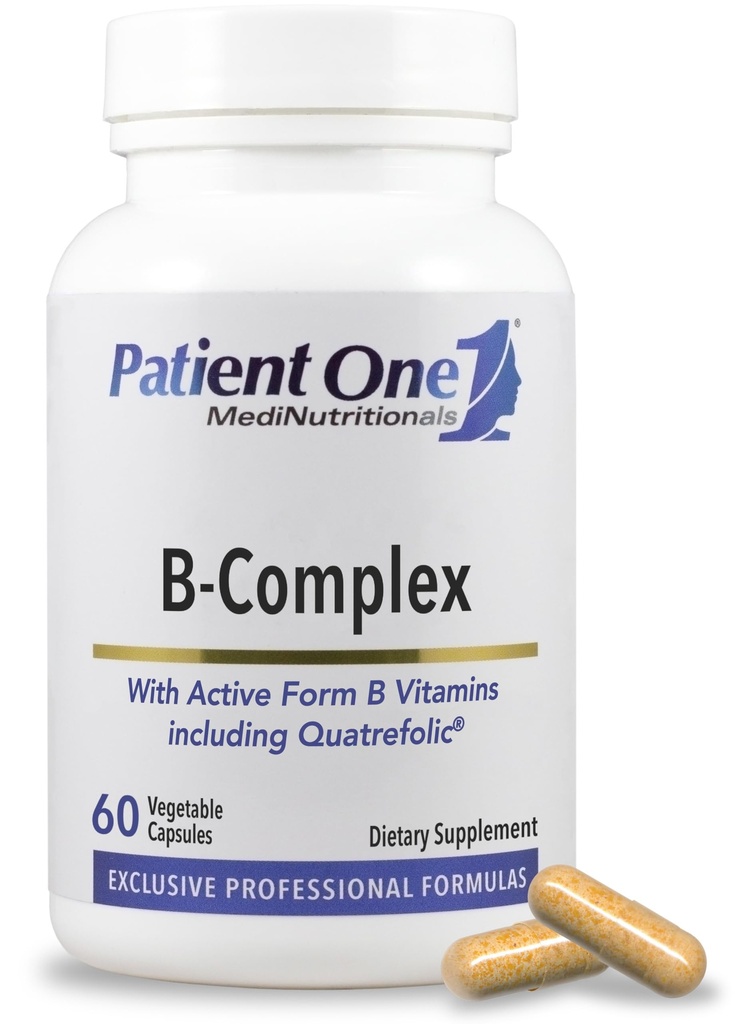 Patient en B- Complex; supplement til støtte energi, og hjerte og hjerne sundhed *