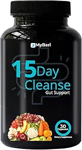 15 dages rengøring - Gut og Colon Support - Avanceret Gut Cleanse Detox for kvinder og mænd med Senna, Cascara Sagrada & Psyllium Husk - Non- GMO - Made in USA - 30 kapsler