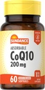 Sundance CoQ10 200mg Softgels against 124; 60 Greve Beeg 124; med Black Pepper Extract 124; Non- GMO & Gluten Free Supplement