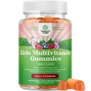 Natures Craft Kids Multivitamin Gummies - Multivitamin for Kids Immune Support with Vitamins A, C, D3, E, B6 & B12, Zinc & Iodine - Children's Vitamins Chewable Formula for Strong Health - 60 Count