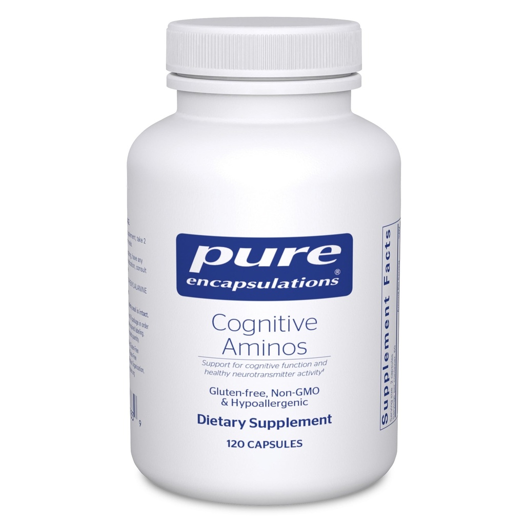 Ren indkapsling Kognitive Aminos Note 124; Hypoallergent supplement til Kognitive Function Support