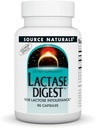 Source Naturals Lactase Digest, for Lactose Intolerance * - 90 Kapsler
