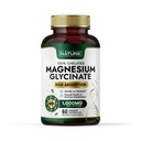 Bygget af Nature Magnesium Glycinate 1000mg - High Absorption Magnesium Supplement - 100% Chelated, Trøst på Mave - Muskel, hjerte, ben & slaphed Support - Non-GMO, Vegan - 60 Kapsler