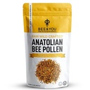 Bee and You Bee Pollen Granules, 16oz (1lb) Bag, 100% Pure, Natural Supplement, Antioxidanter, Proteiner, Vitamin, Aminosyrer, for voksne, Kvinder, Mænd