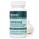 Benecin Defense 1500 mcg Stabilized Allicin per Capsule Measures 124; Plus høje mængder af SAC & Polyphenoler fra Black Garlic Measures 124; Kraftfuld støtte af immun- og hjertefunktion Vegetariske Caps (1 greve (pakke med 60))