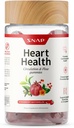 Snap Kosttilskud Heart Health Gummies, Blood Circulation Kosttilskud, CoQ10 Heart Health Kosttilskud, Blood Flow Supplement, Sugar Free, 60 Gummies