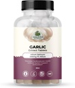 Amazing Botanicals Garlic Extract Tablets - Allium Sativum 200mg, 1% Allicin - High Potency Herbal Supplement for Wellness and Vitality - 30 Count