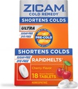 Zicam Cold Remedy Zink Rapidmelts, Cherry Flavor, 18 Greve (pakke med 1)