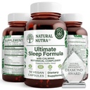 Naturlig Nutra Ultimate Sleep Formel, kamille til støtte afslapning og reducere Nighttime Angst, Hjælp dig med at falde hurtigere, 50 kapsler