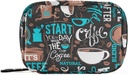 Pill sag sjov kaffe pill box 7 dag pill sag taske rejse pill organizer taske med lynlås Portable ugentlige sag kompakt størrelse for vitamin supplement Holder