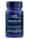 Life Extension Vitamin D3 125 mcg (5000 IE), Bone Health, Brain Performance, Immunsystemet Support, Gluten- Free, Non- GMO, Når dagligt, Two-Month Supply, 60 Softgels