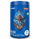 BIRDMAN Falcon Vegan Protein Powder Organic, Stevia & Sugar Free, Plant Based Protein, Low Carb, Dairy Free, Keto, Non Whey Protein, Probiotic, Pea Protein Medical 124; Chokolade Flavor - 18 Servering - 1.32lb