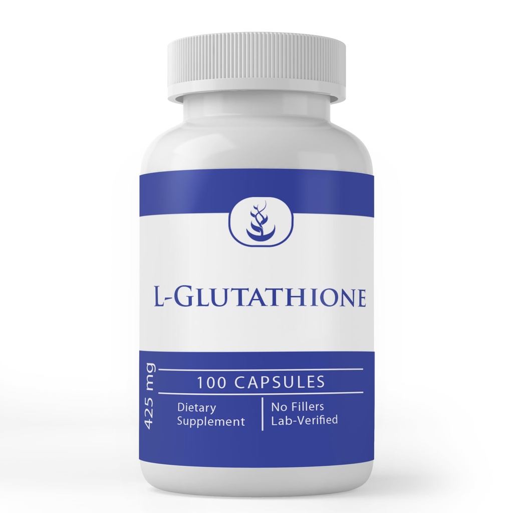 PURE ORIGINAL INGREDIENTS L-Glutathione, (100 Capsules) Reduced, Always Pure, No Additives Or Fillers, Lab Verified