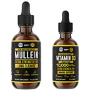 HERBIFY Bundle - Mullein Leaf Extract & D3-vitamin - Respiratorisk support & immunboost