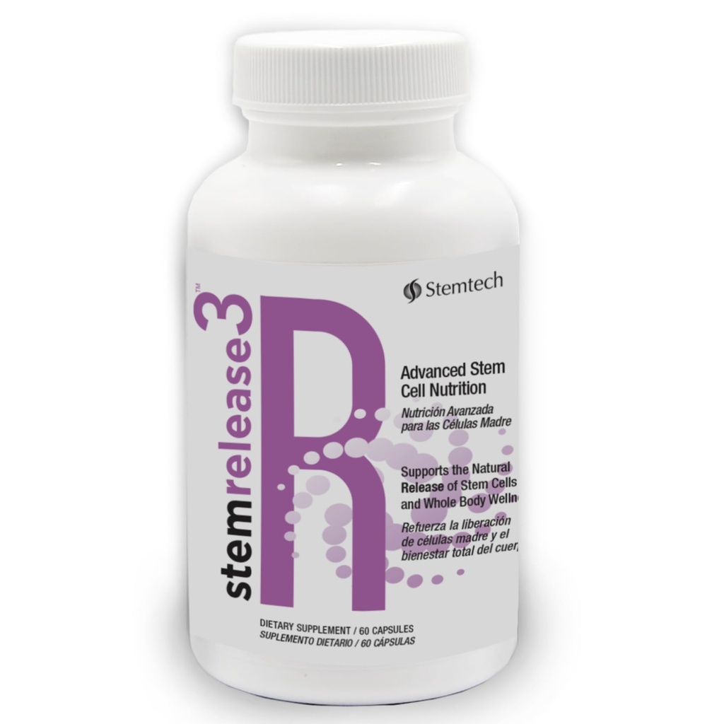Lås din krops potentiale op med stamrelease3 ™ - Cutting-Edge Stem Cell Nutrition for Natural Fornyelse og Youth Vitality, Eksklusiv Blend for Forbedret Telomere Sundhed