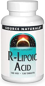 Source Naturals R- Lipoic Acid 100mg, 120 tabletter