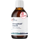 Design for sundhed Omegavail flydende TG Fish Oil 1200mg - Triglycerid Omega-3 Fish Oil Brain Support Supplement med DHA / EPA - Natural Lemon Flavor (8oz / 47 Servering)