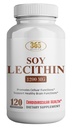 SUNDHED LFE Lecithin 1200mg, høj potens, 120 Softgel, naturlig kombination af essentielle fedtsyrer til støtte for hjerne & nerve funktioner - Lecithin Food Grade, 1200mg per servering, Kosttilskud