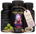 Pineal Gland Aktivering Supplement - Understøtter dekalcifikation, tredje øje Awakening, Intuation, og mental Klarhed - 100 Veganske kapsler