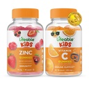 Livbare Zink Kids + C-vitamin Kids, Gummies Bundle - Great Tasting, Vitamin Supplement, Gluten Free, GMO Free, Chewable Gummy