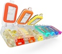 BEXEEN Weekly Medicine Pill Organizer Waterproof 7 Day Large Pill Box Daily Pill Case Cute Vitamin Organizer Portable Pill Container Travel Pills Holder XL Supplement Medication Dispenser One a Day