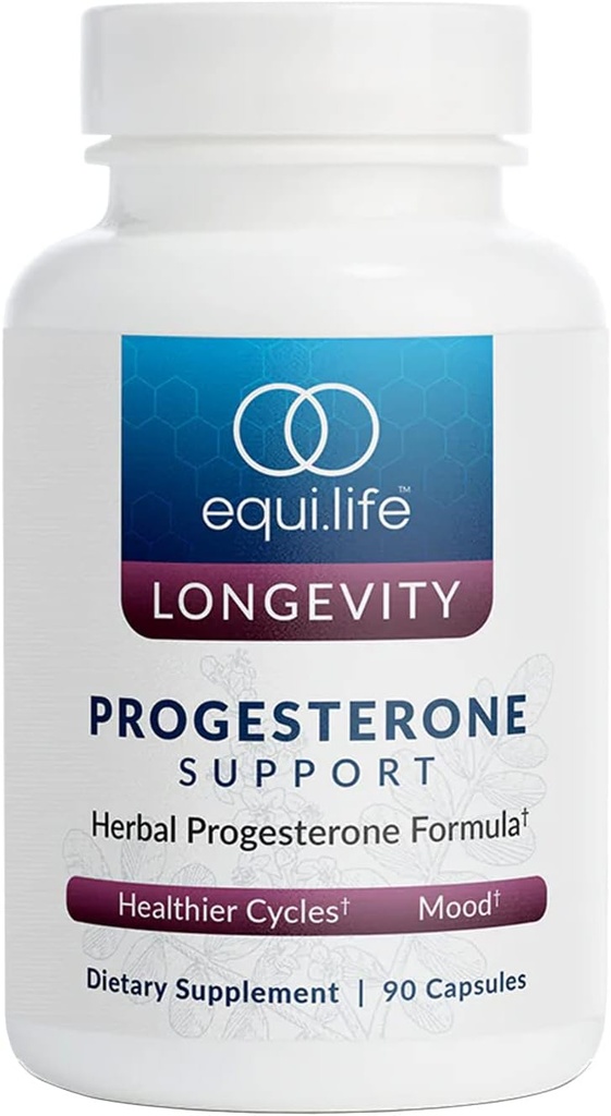 Equilife Hormone Balance Support til kvinder, Herbal Blend Supplement med Black Cohosh & Passion Flower til støtte Samlet wellness, Gluten Free, Vegan, Non GMO, Dairy & Soy Free, 90 Kapsler