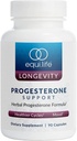 Equilife Hormone Balance Support til kvinder, Herbal Blend Supplement med Black Cohosh & Passion Flower til støtte Samlet wellness, Gluten Free, Vegan, Non GMO, Dairy & Soy Free, 90 Kapsler