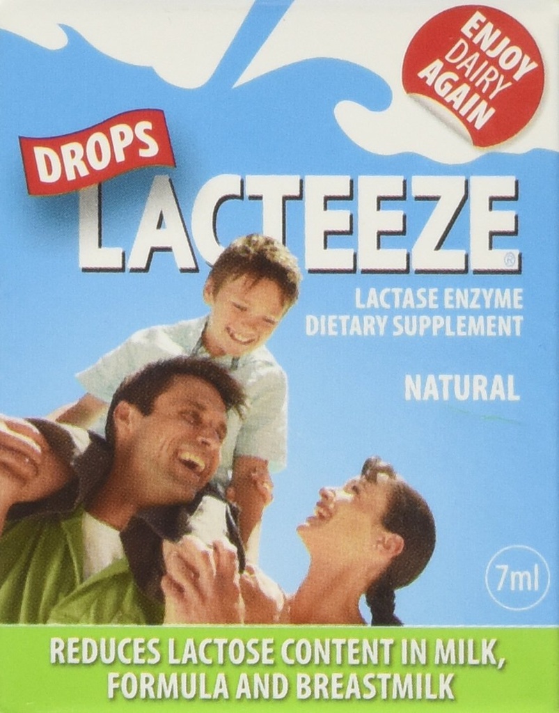 Gelda Scientific Lacteeze Drops 7 ml flydende enzym