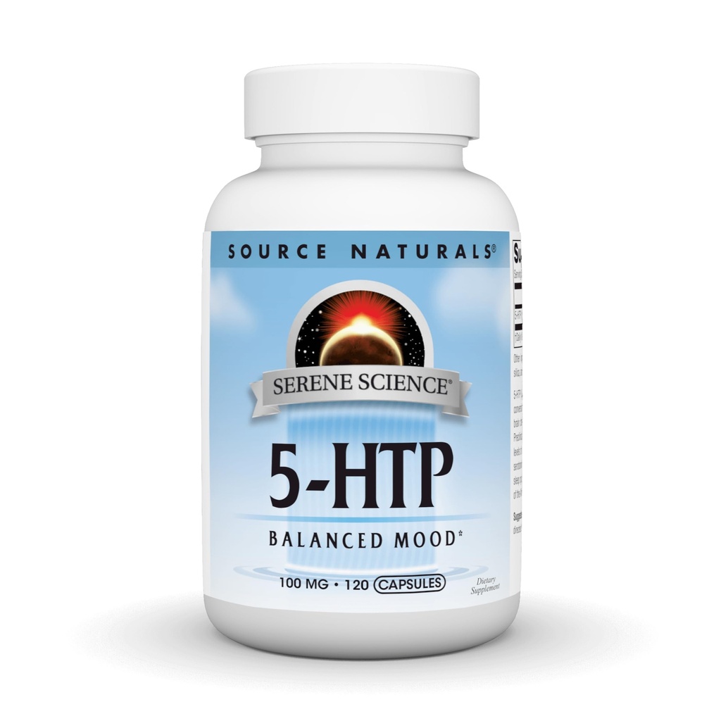 Source Naturals Serene Science 5- HTP, 100 mg - 120 kapsler