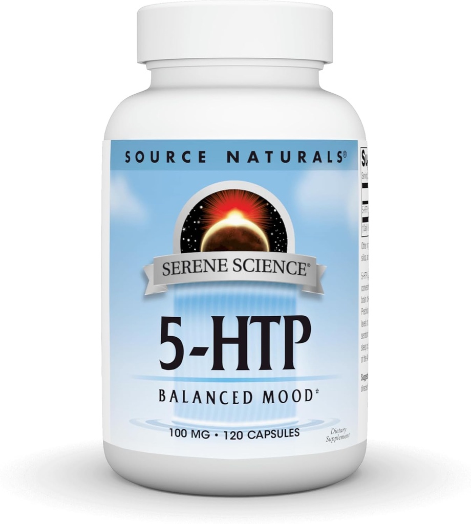 Source Naturals Serene Science 5- HTP, 100 mg - 120 kapsler