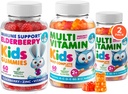 DR. MORITZ Sunde Kids Essentials Pack - Kids Elderberry Gummies (60 Greve) med Multivitamin (120 Greve)