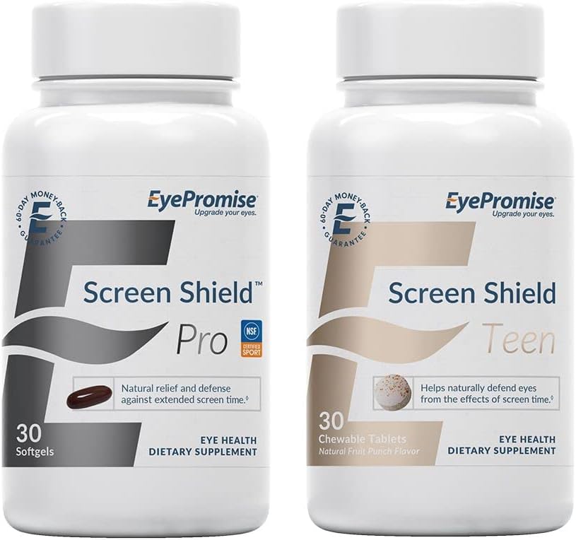 EyeLovy Screen Shield All- in- One Eye Vitamin Screen Shield Teen Chewable Eye Vitamin
