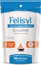 Felisylimmunsystem Støtte til katte - Aminosyre L- Lysin - Produce Antibodies - Sunde væv, Luftveje, Sundhed, Vision - 60 Soft Chews