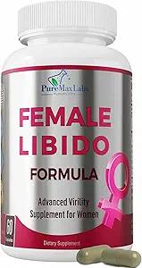 Kvindelig Libido Formel, Avanceret virilitet supplement for kvinder med Epimedium Horny Geat Weed, Maca, Tribulus, Ginseng for Desire, Energi, Non- GMO, 60 kapsler