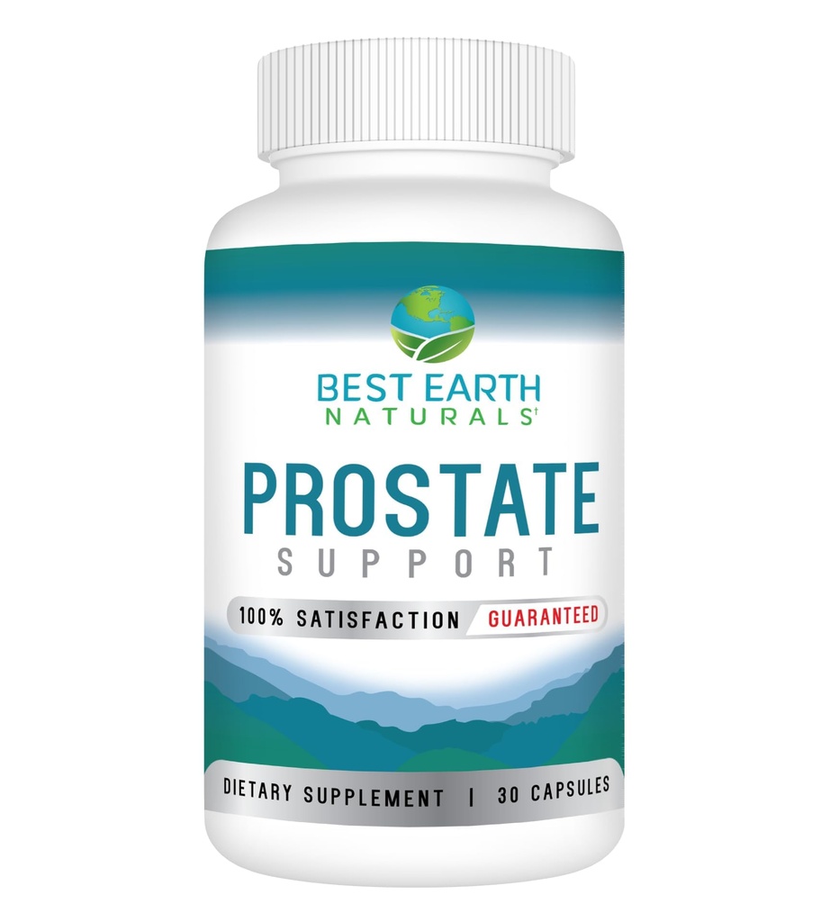 Bedste Jord Naturals Prostata Support for Mænd - Prostata Support - 30 dages forsyning
