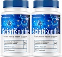 LIVORKA (2 Pack) Sciatisoothe - Sciatisoothe Supplement, Sciatisoothe, Sciatisoothe Vitaminer, Sciatisooth, Sciati Soothe Supplement, Sciati Soothe Kapsler, Sciatic Sooth, 120 Kapsler til 2 Måneder