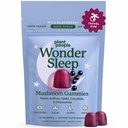 Plant Folk WonderSleep Mushroom Gummies Supplement Mini med Reishi Super Mushrooms, Saffron, Wild Elderberry Flavor Ingen Sukker Vegan- Friendly & Gluten- Free Trial Størrelse