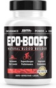 Naturlig blod builder jern supplement. RBC Support Made in USA med Echinacea & Mælkebøtte Root hjælper VO2 Max, Energy, Endurance (1- Pack)