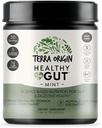 TERRA OPRINCIN Sund Gut Mint Flavor 124; 30- Servering med L- Glutamin, Zink, Glucosamin, Slippery Elm Bark, Marshmallow Root og meget mere!