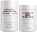 Codeage Women’s Multivitamin Bundle: Women’s Formula & Women’s Probiotic Daily Vitamins