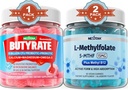 Butyrate med Probiotic + Prebiotic + Postbiotic, L- methylFolate 15 mg gummies
