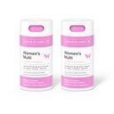Sundhed ved Habit Dame Multi Supplement 2 Pack (120 kapsler) - 23 Essentielle Vitamin og Min, Understøtter General Health & Wellness, Non- GMO, Sukker Free (2 Pack)